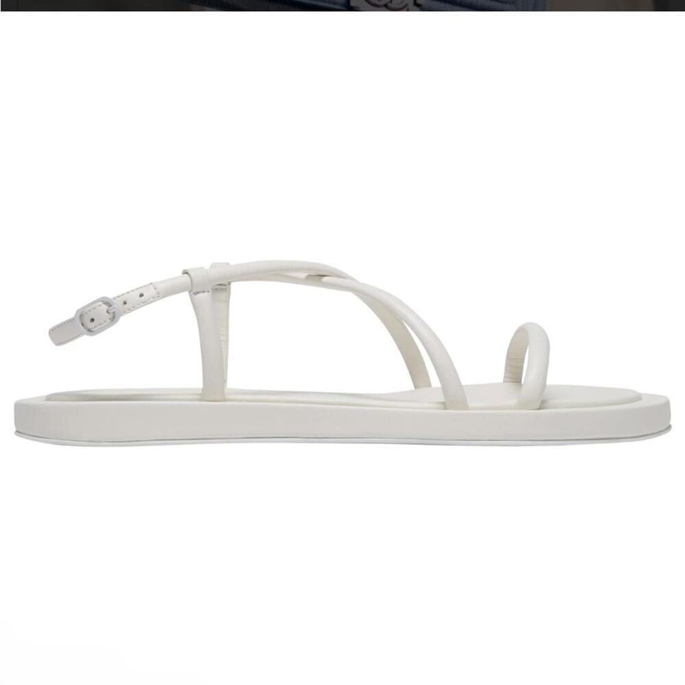 ALEXANDER MCQUEEN Cross Over Open Toe Strap Sandals